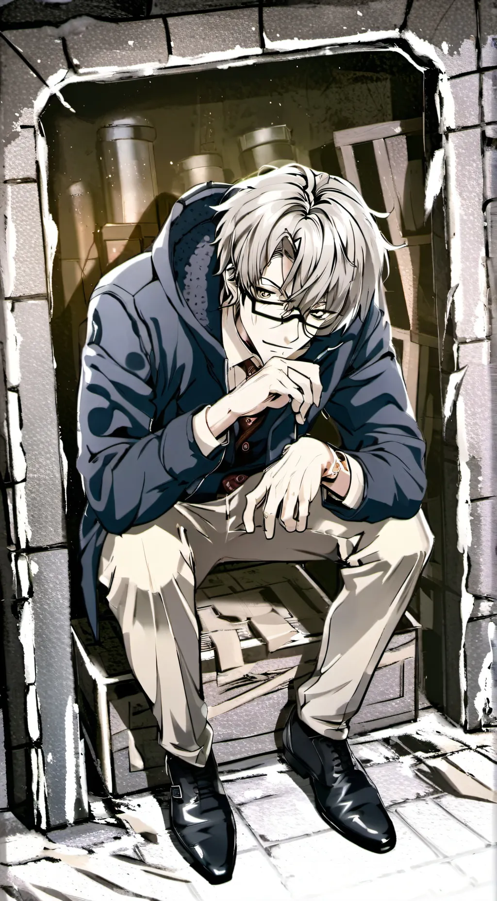 ai character: Mark background