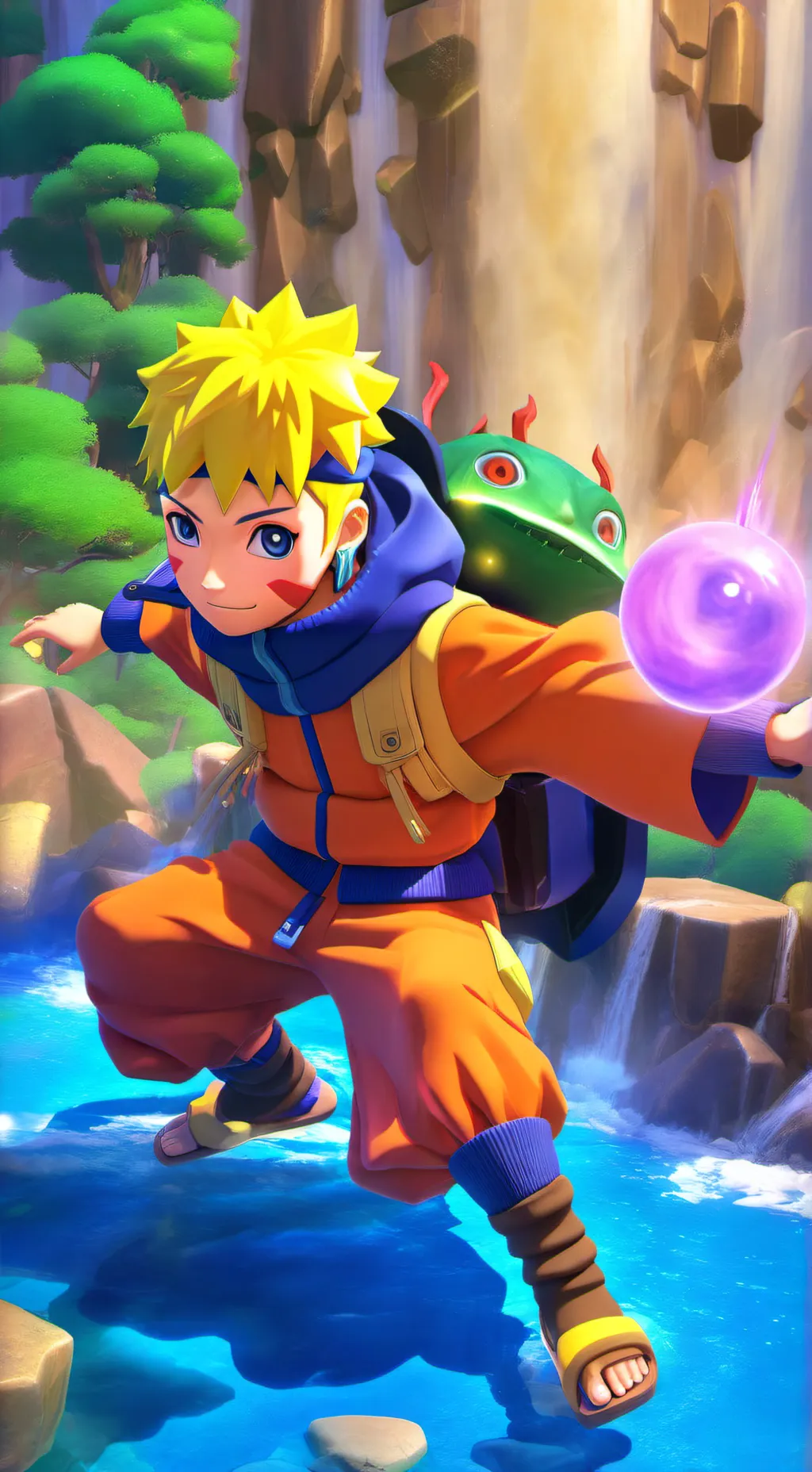 ai character: tu y naruto background
