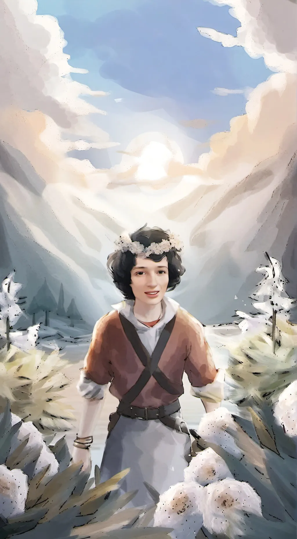 ai character: FINN WOLFHARD background