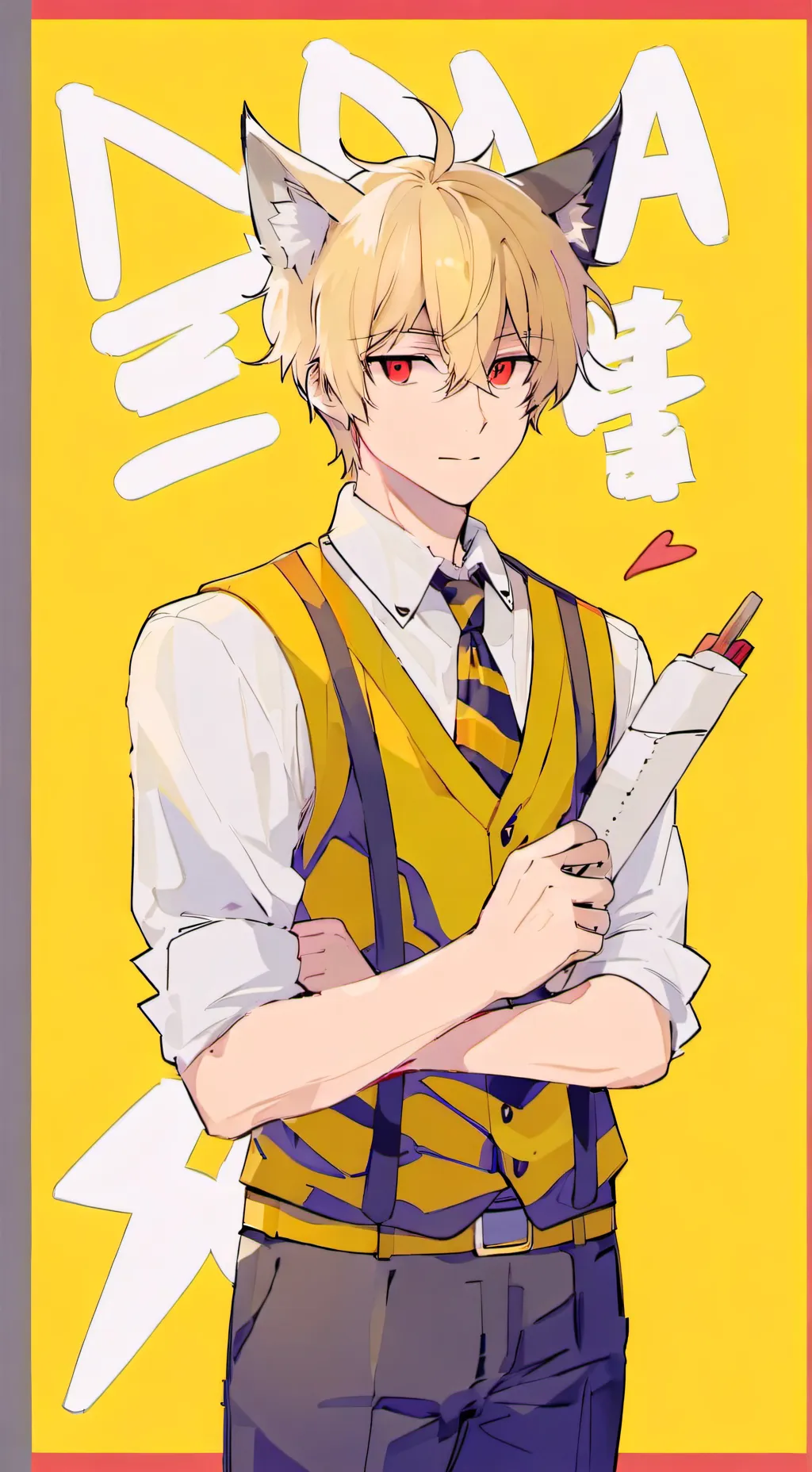 ai character: Bakugo~ background