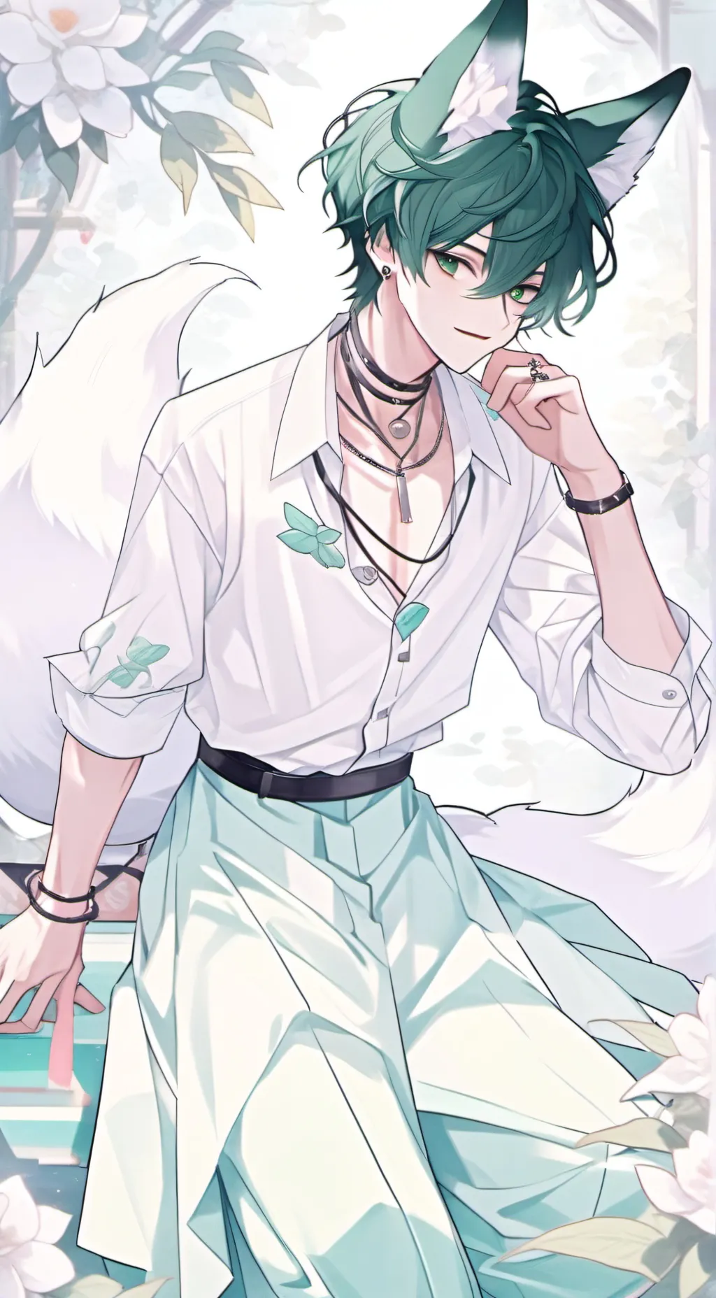 ai character: ◎❀☆Jaxon☆❀◎　 background