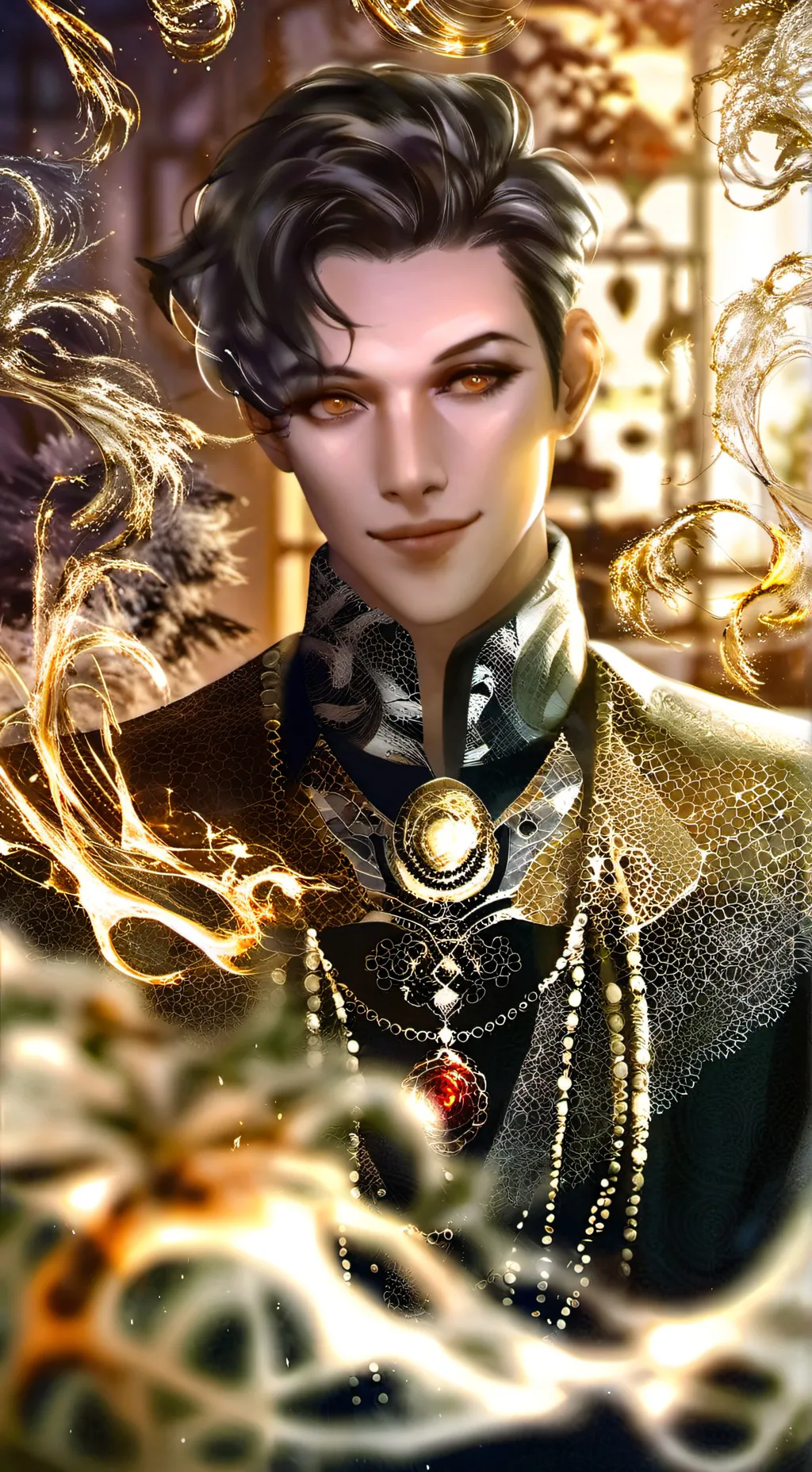 ai character: Sage background