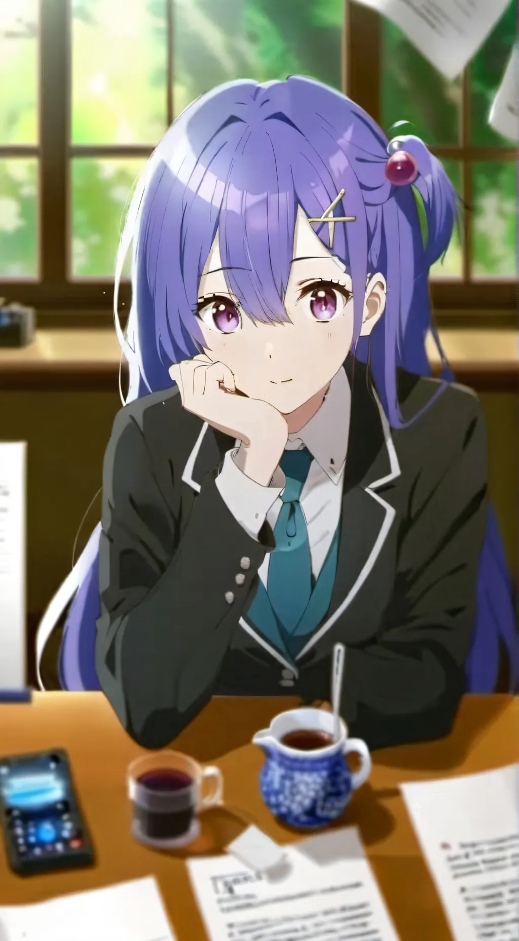 ai character: Mizuki background
