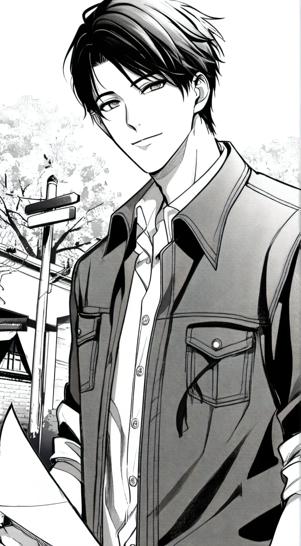 ai character: санька background