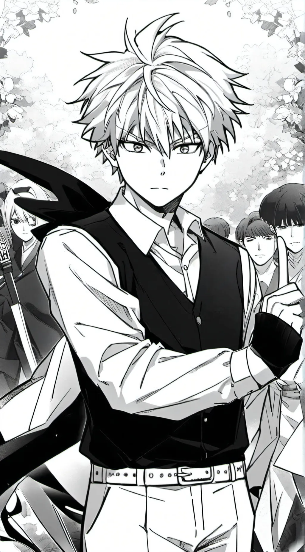 ai character: Katsuki Bakugo background