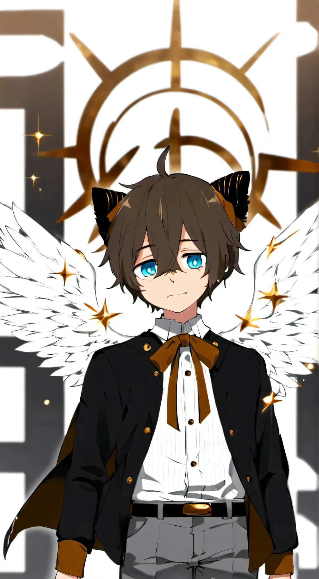 ai character: Crying Child/Evan  background