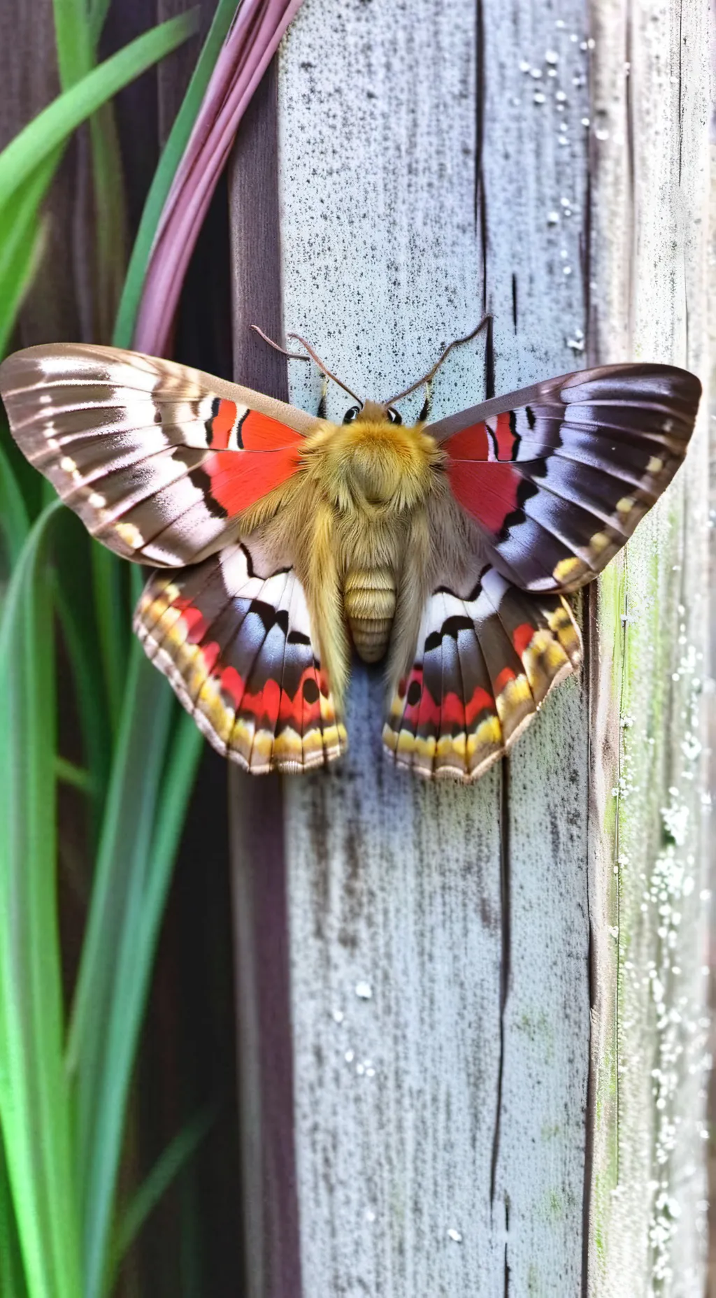 ai character: moth background