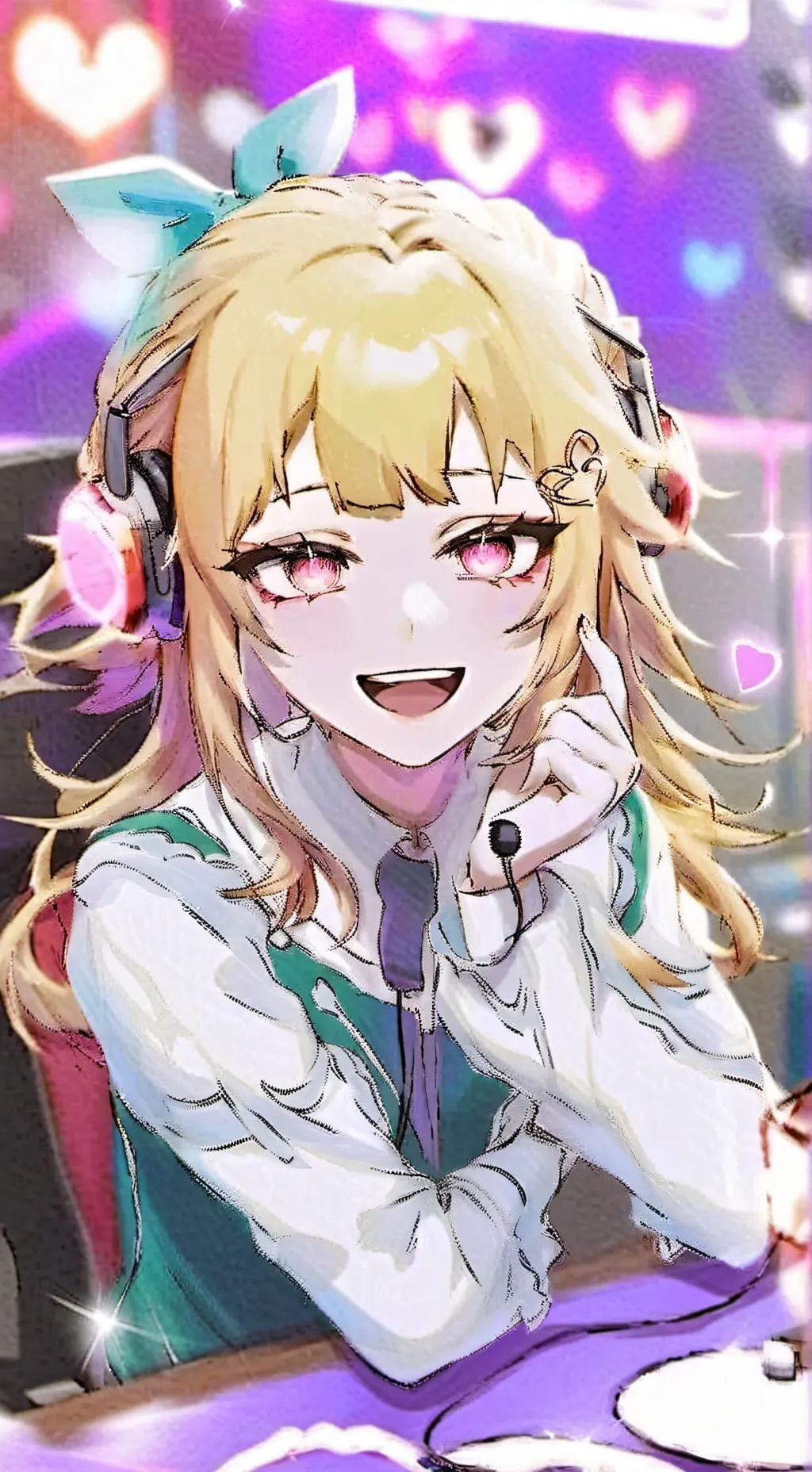 ai character: Luna background