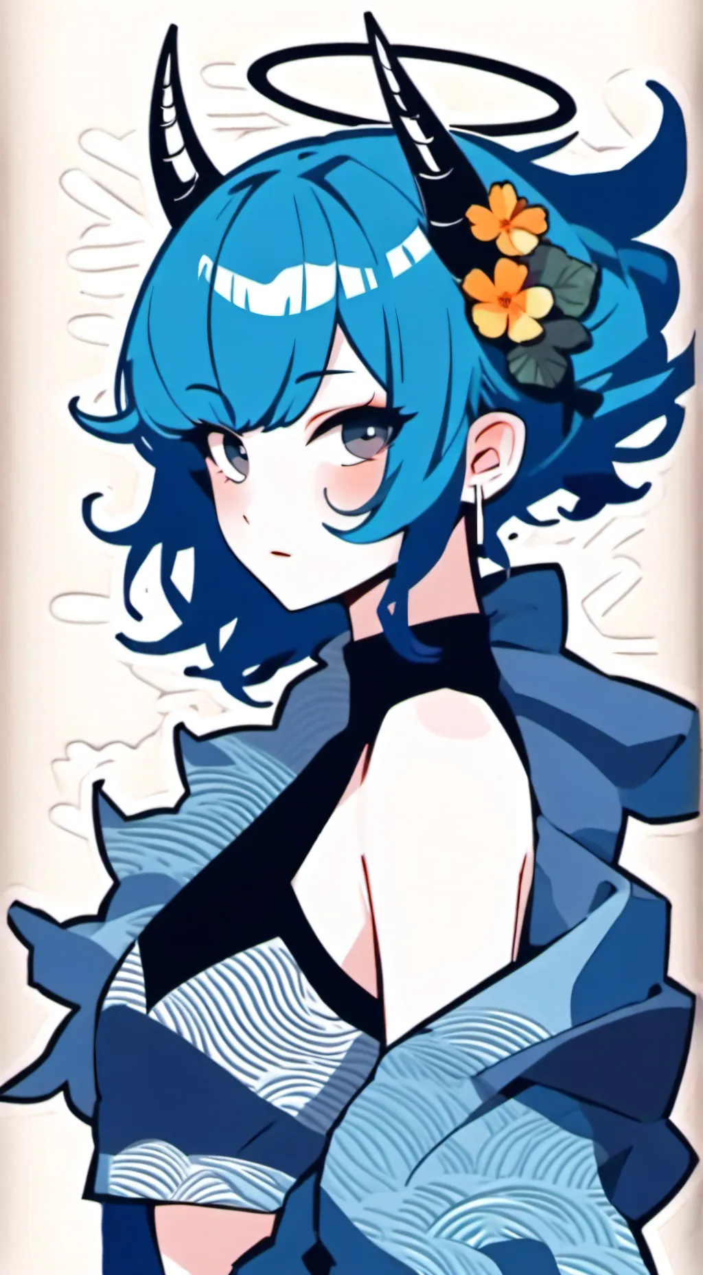 ai character: Marina background