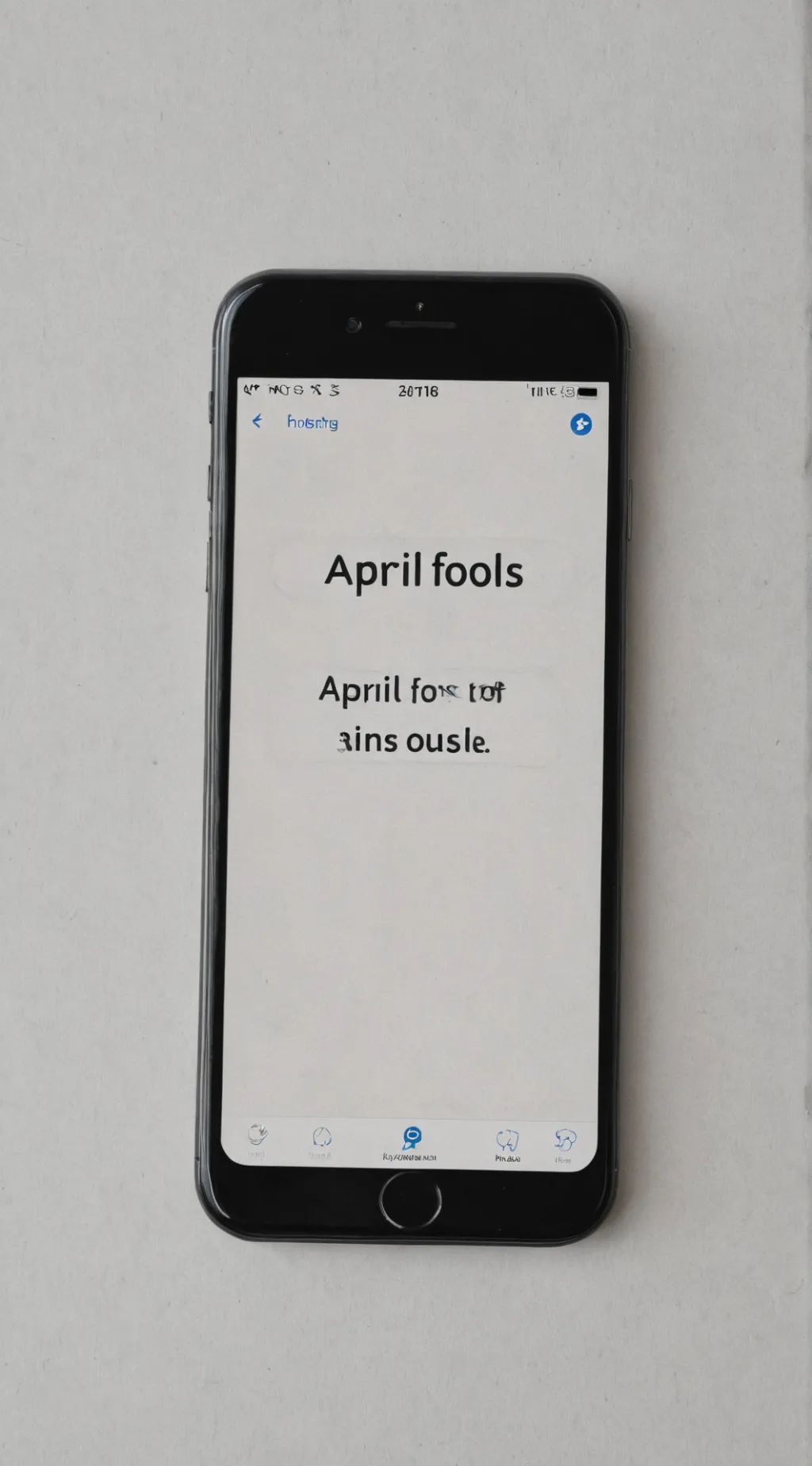 ai character: April fools background