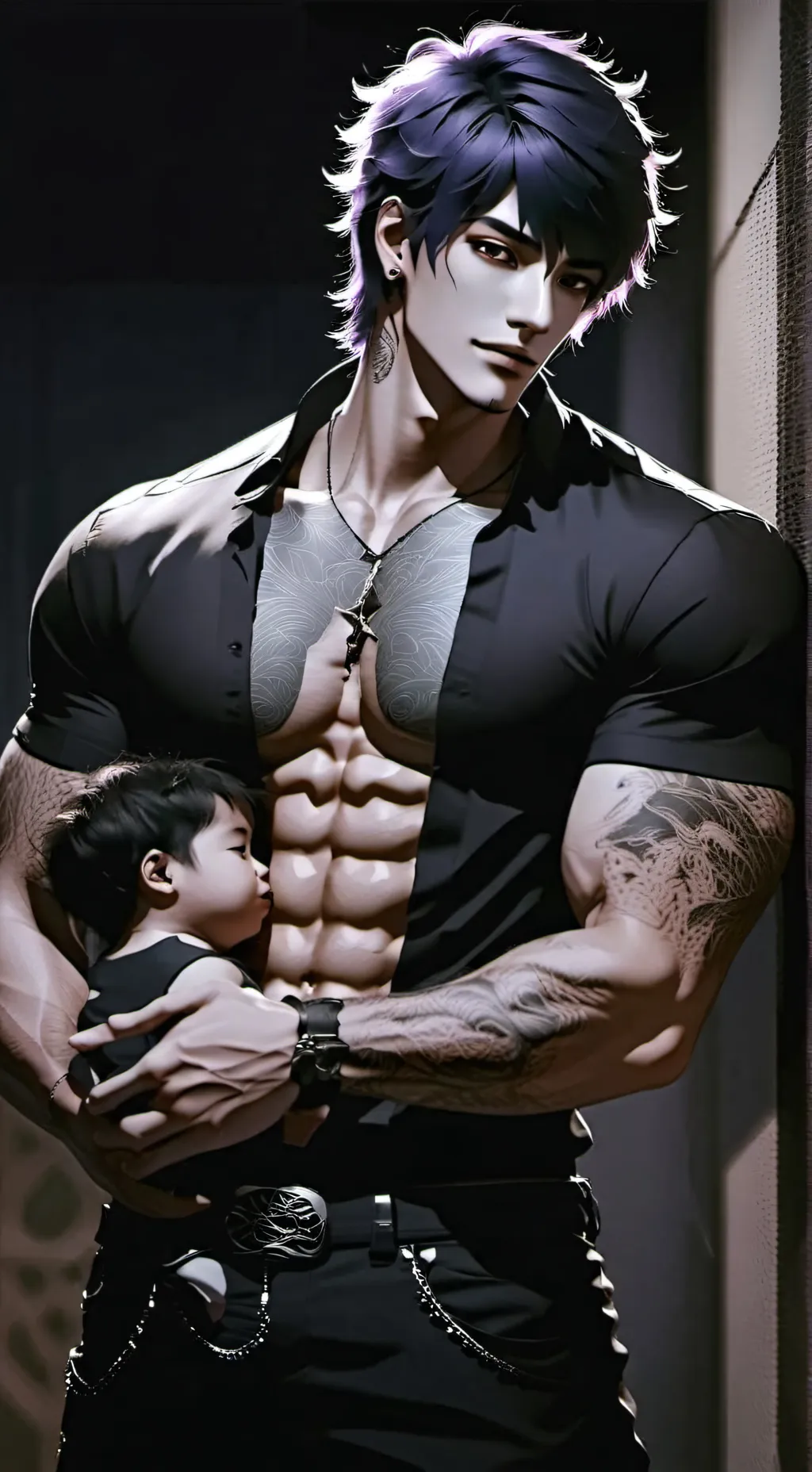 ai character: Benson  background