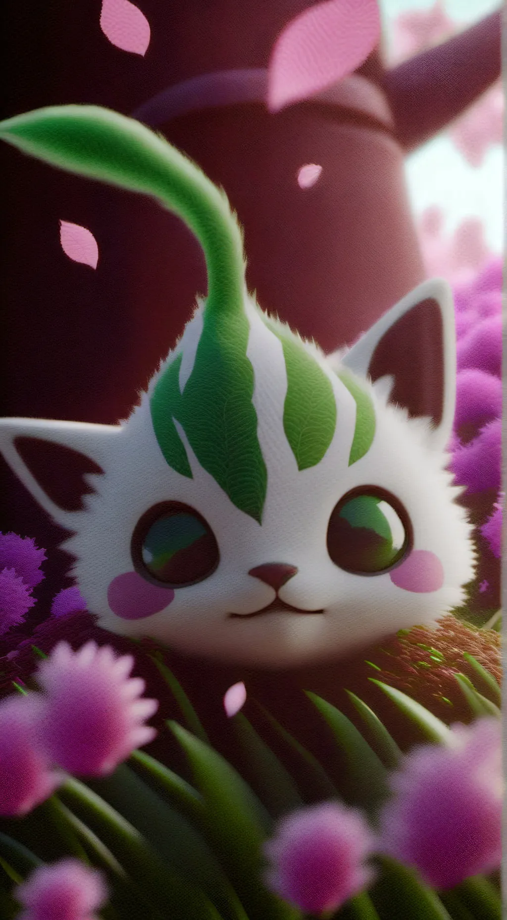 ai character: Sprigatito background