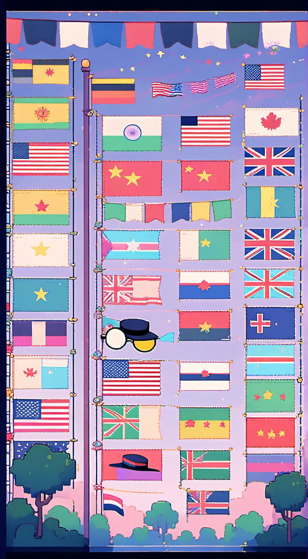 ai character: countryballs part2 background