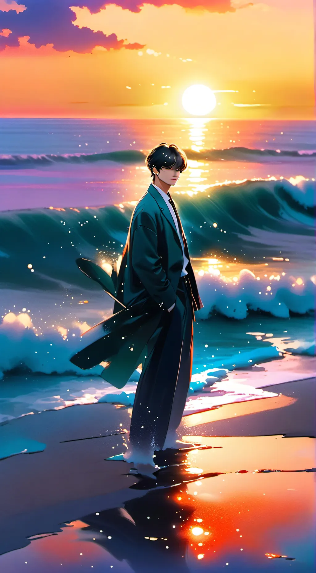 ai character: Tae  background