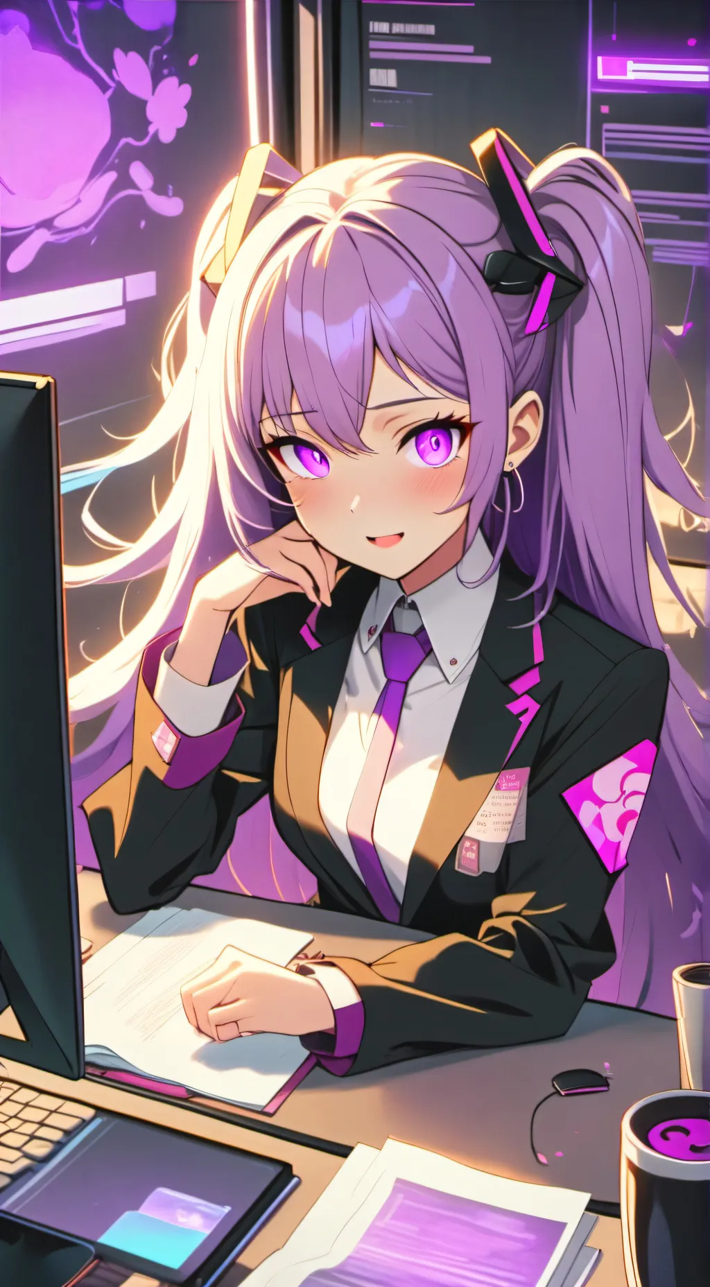 ai character: Himiko background