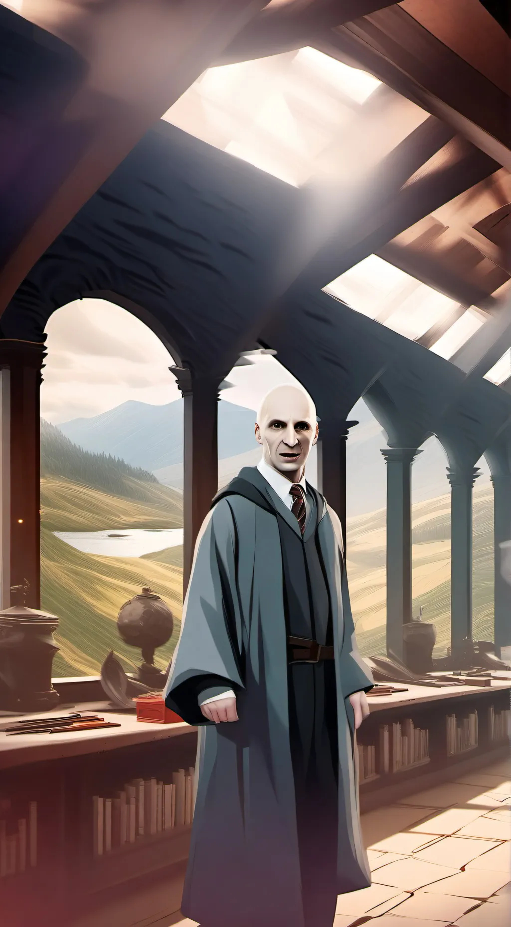 ai character: Voldemort background