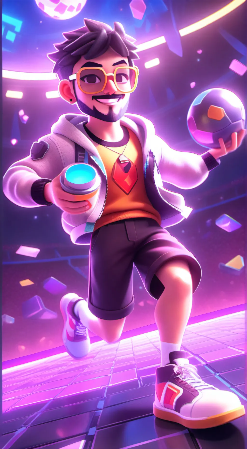 ai character: Chill guy background