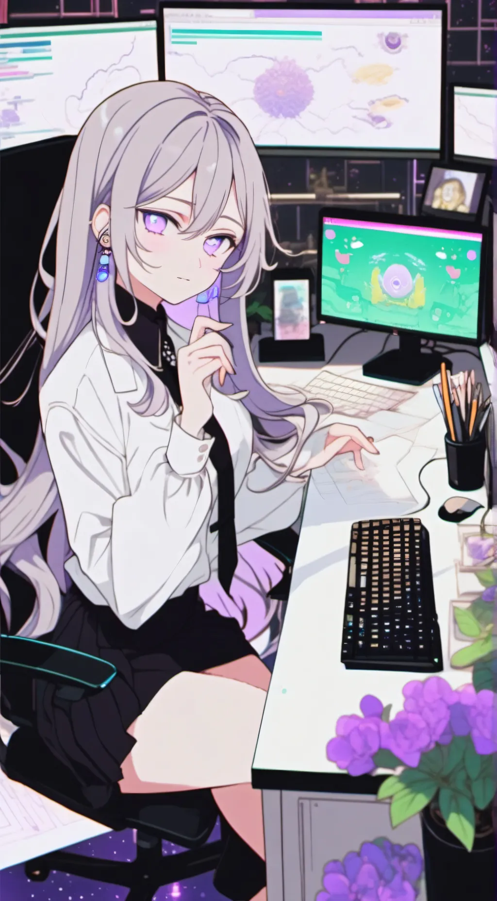 ai character: Himiko background