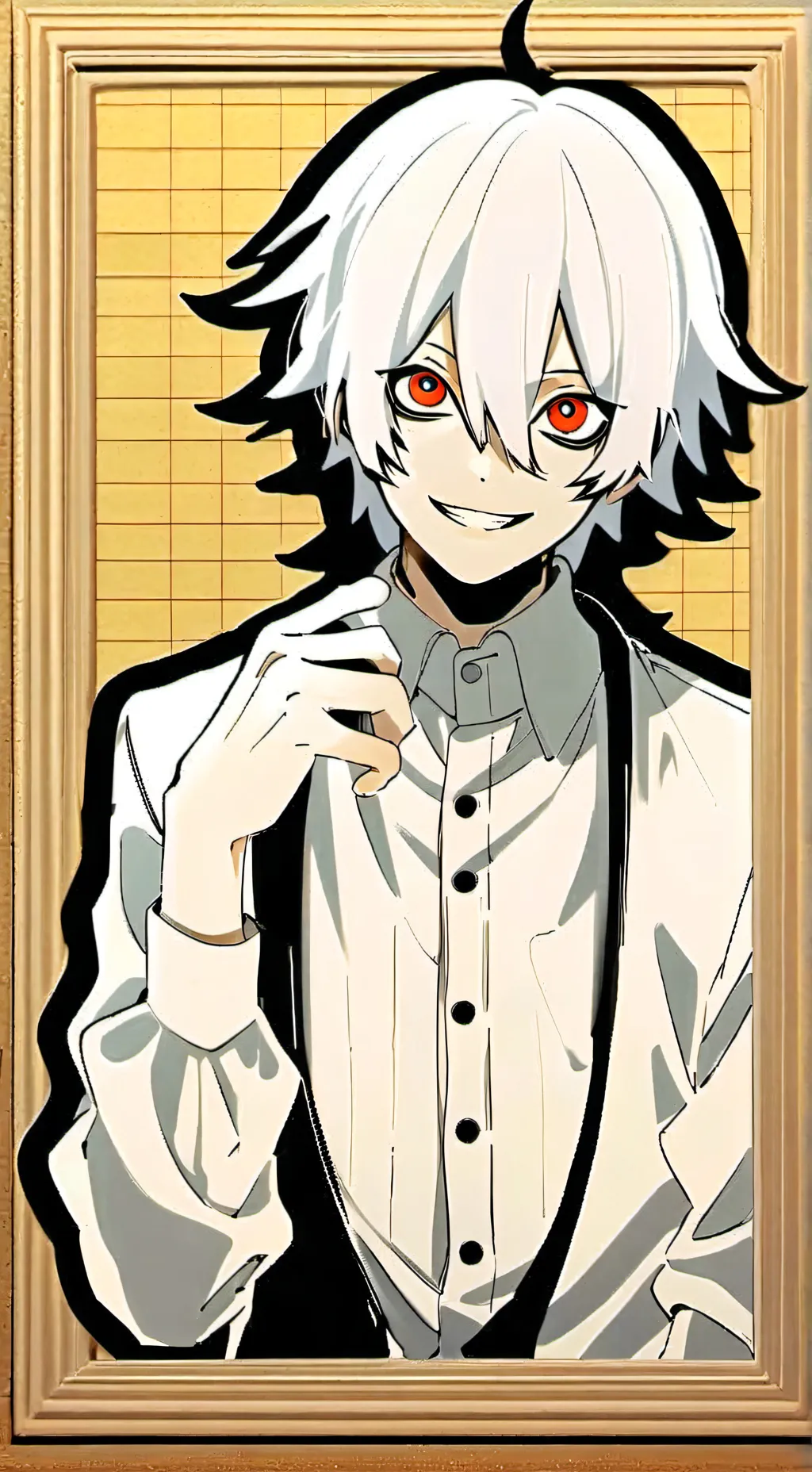 ai character: creepyhouse background