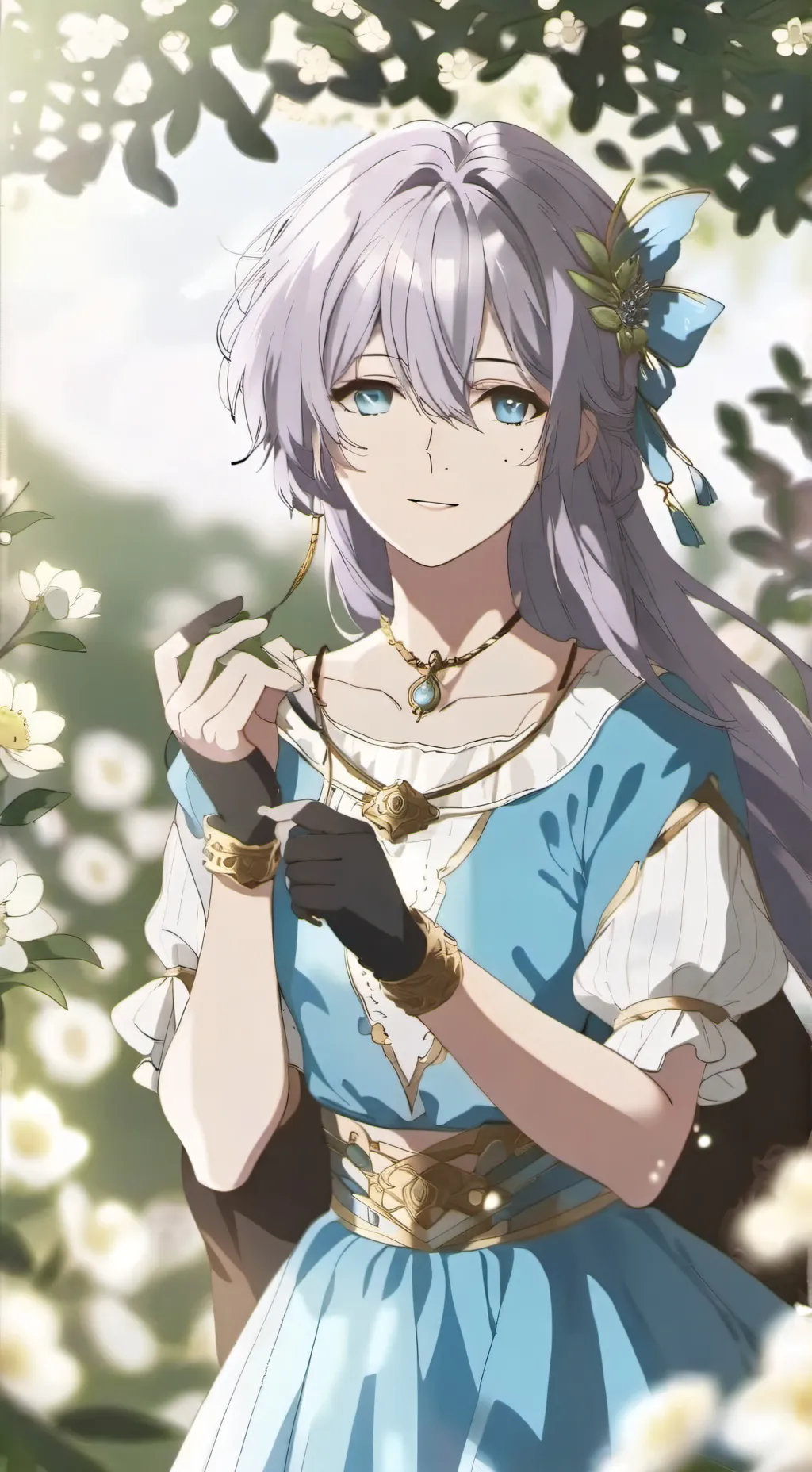 ai character: Laura  background