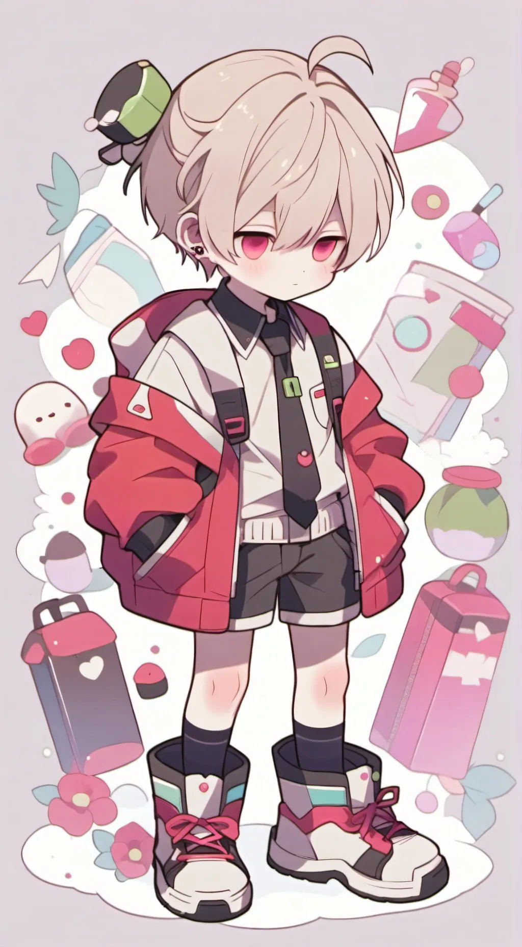 ai character: Саша  background