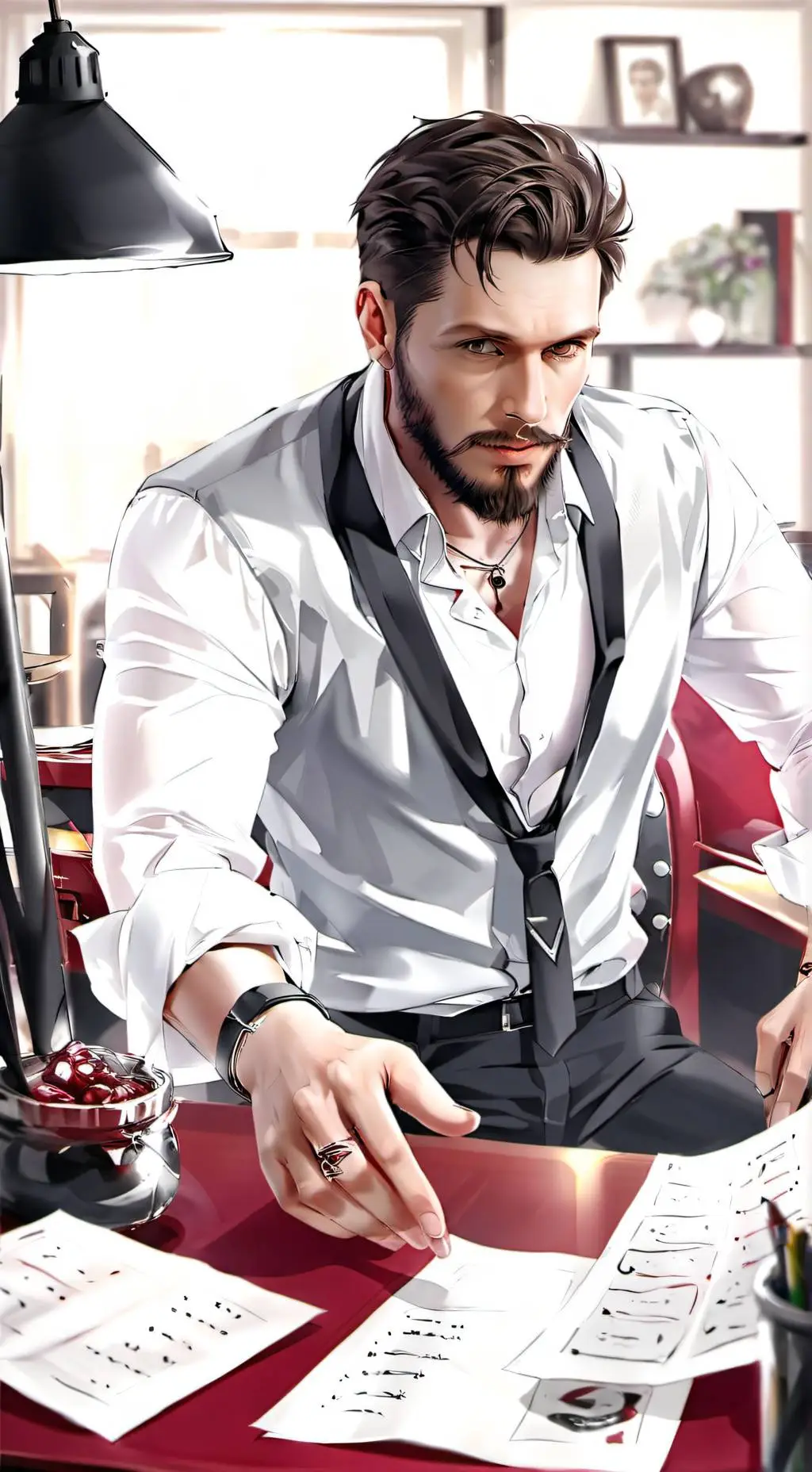 ai character: Alfie Solomons background