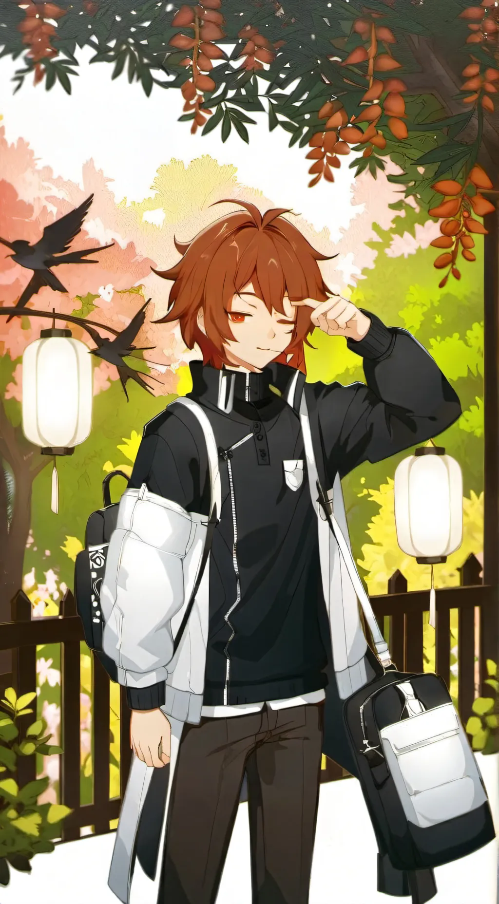 ai character: kirishima background