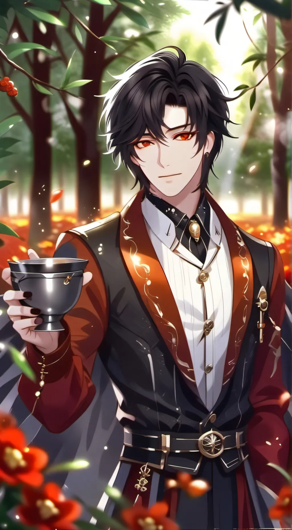 ai character: Mha you x bakugo  background