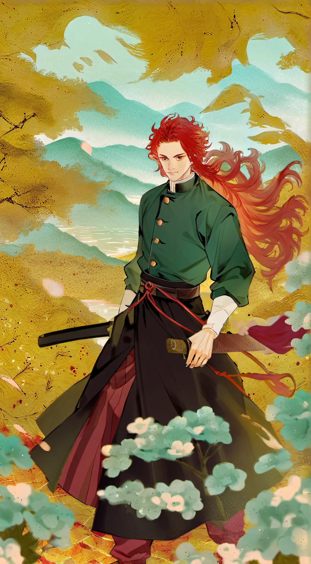 ai character: demon slayer AU background