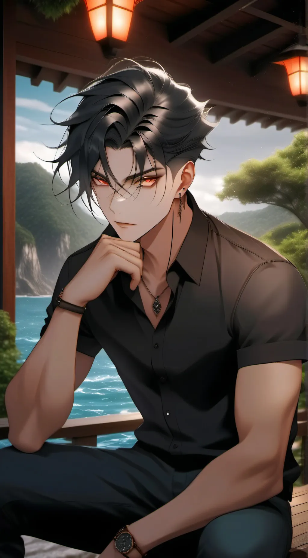 ai character: Jonathan ￼ background