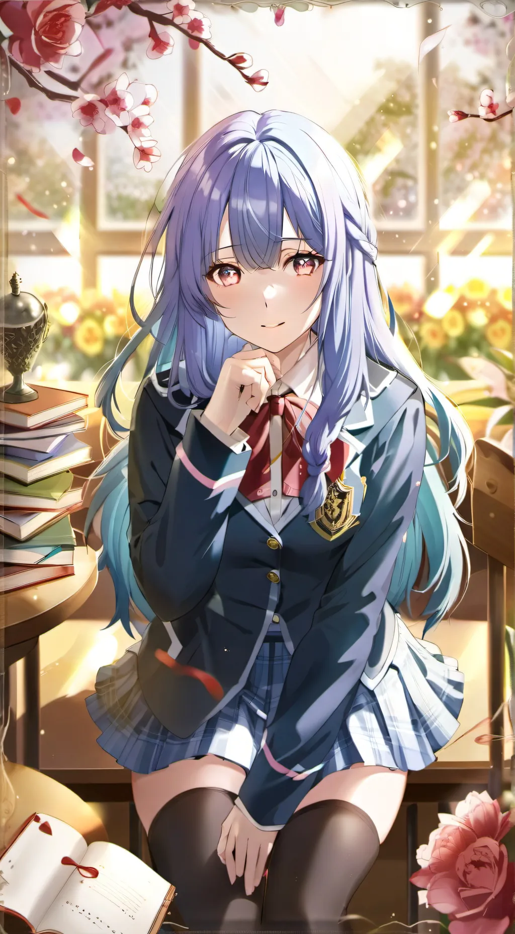 ai character: Aoi background