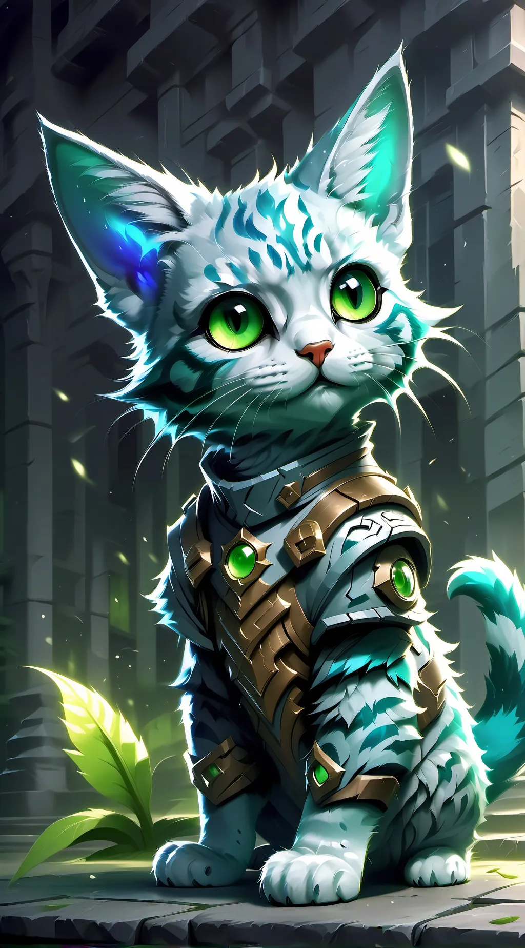 ai character: hybrid stray background