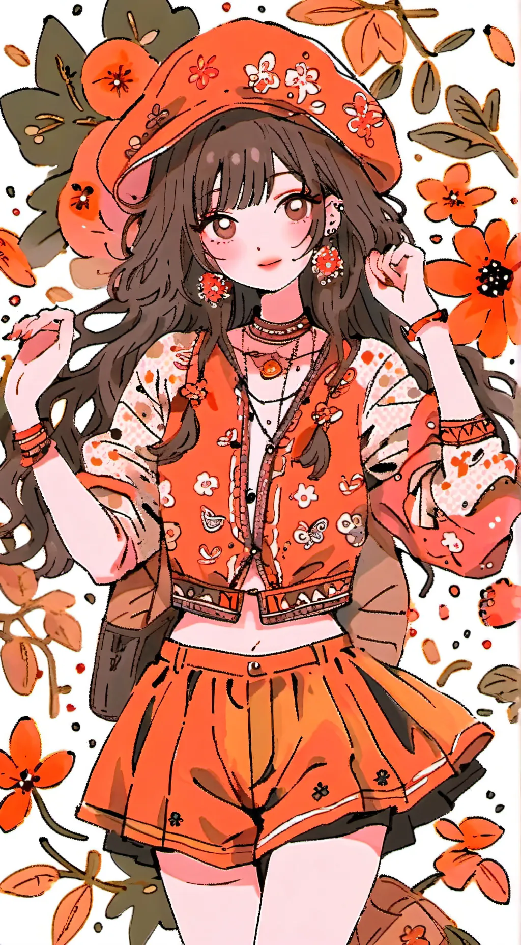 ai character: Girlfriend  background