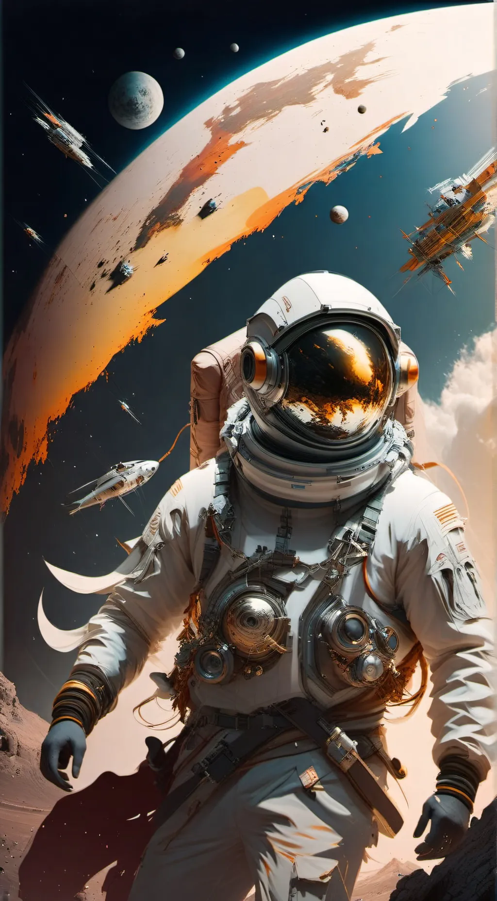 ai character: solarballs background