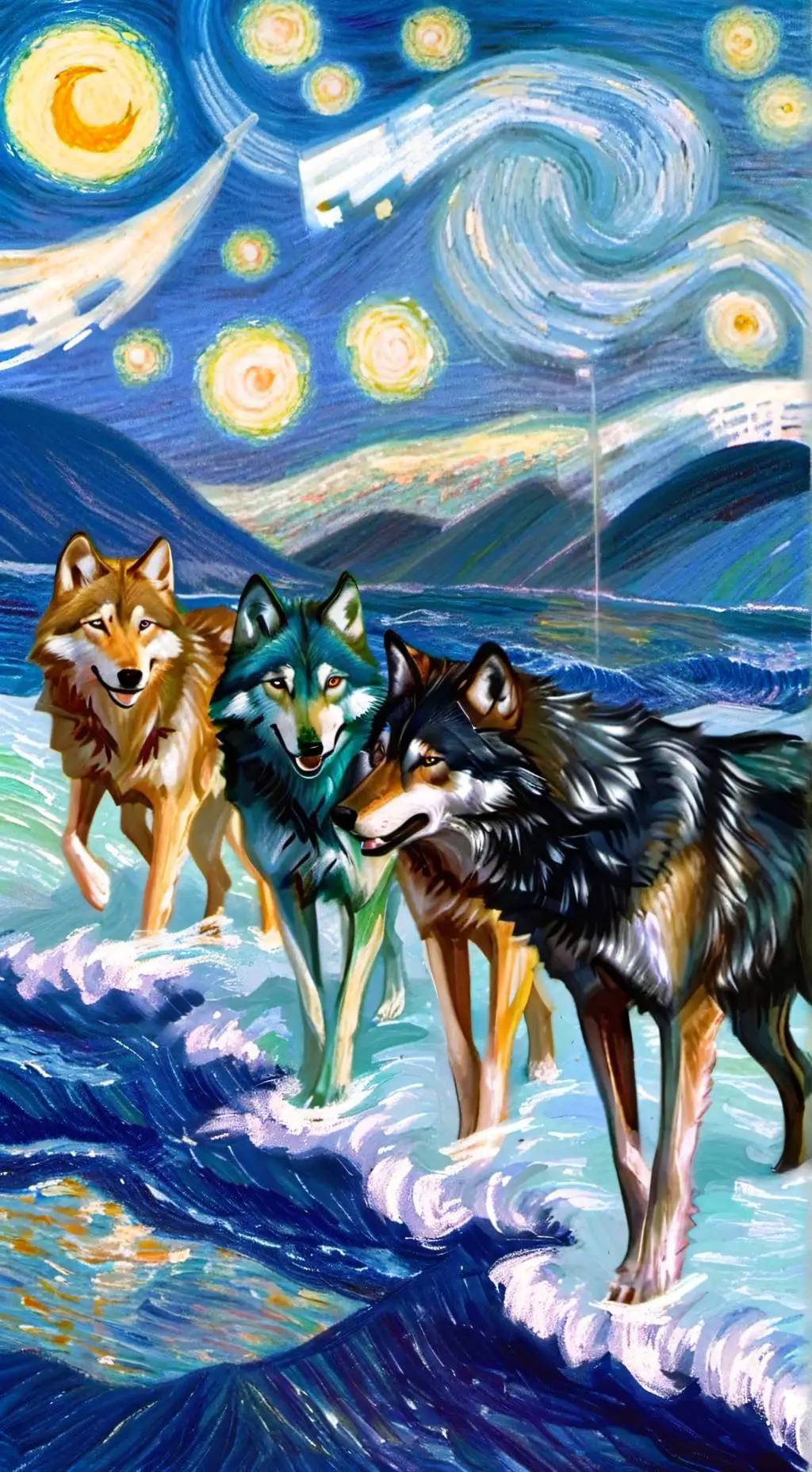 ai character: ~Wolf pack~ background