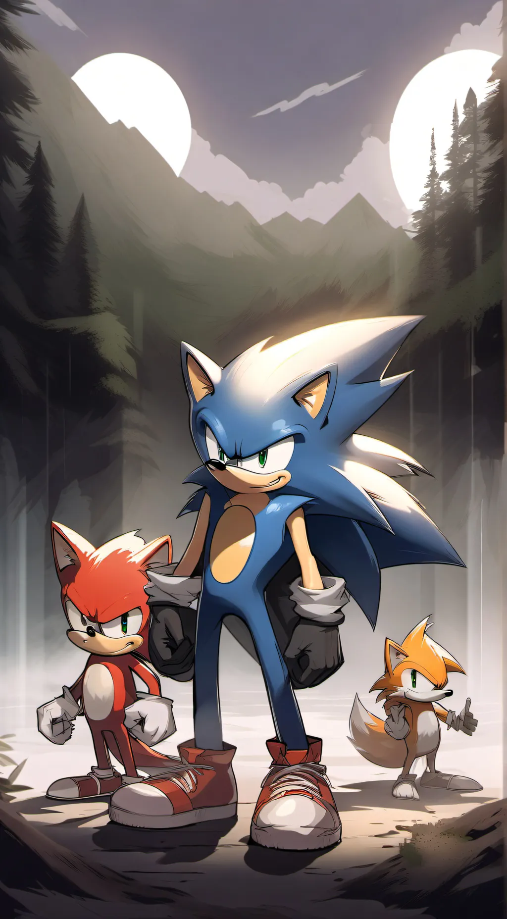 ai character: Sonic 4 background