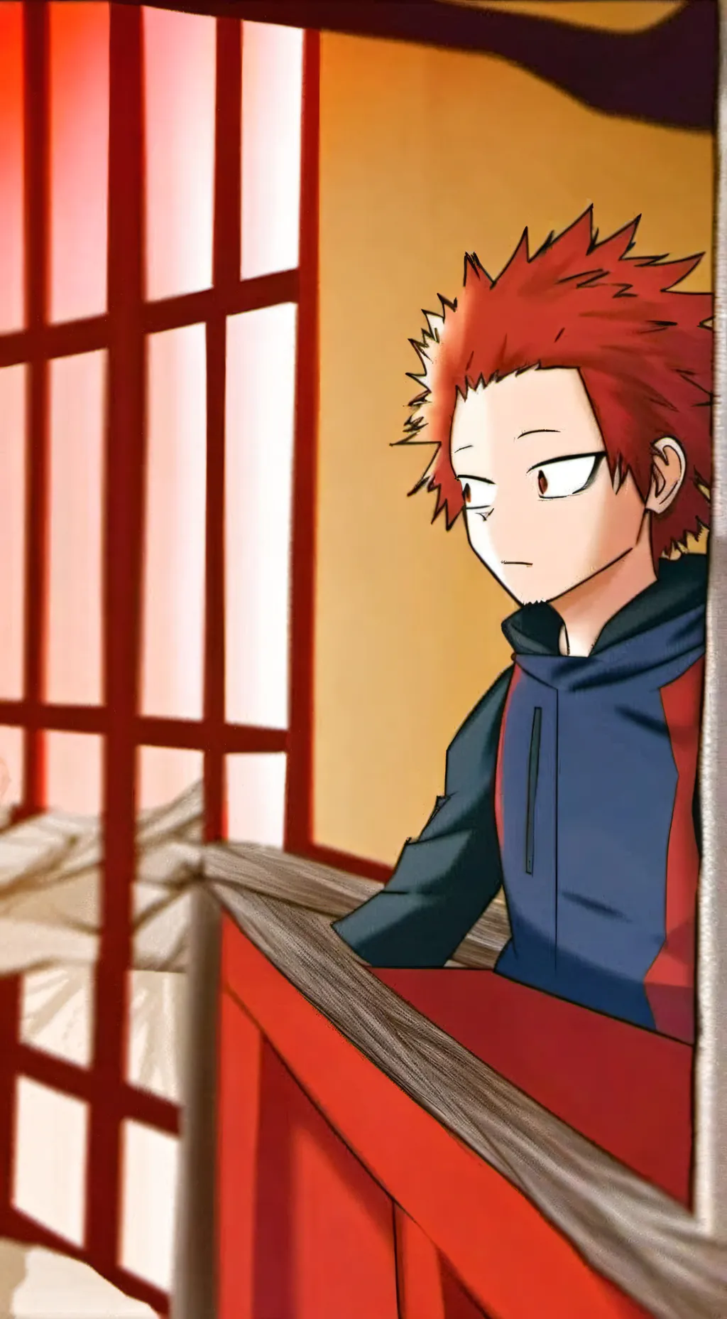 ai character: Kirishima x y/n background