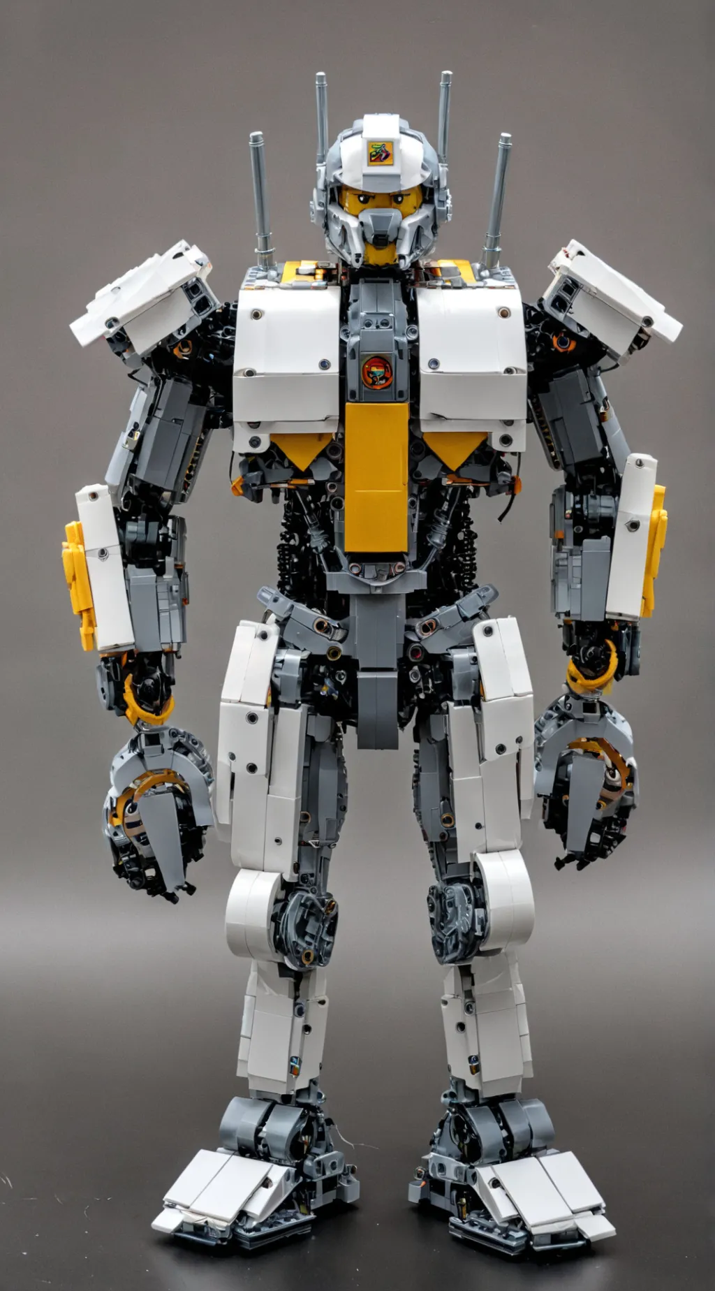 ai character: giant mech  background