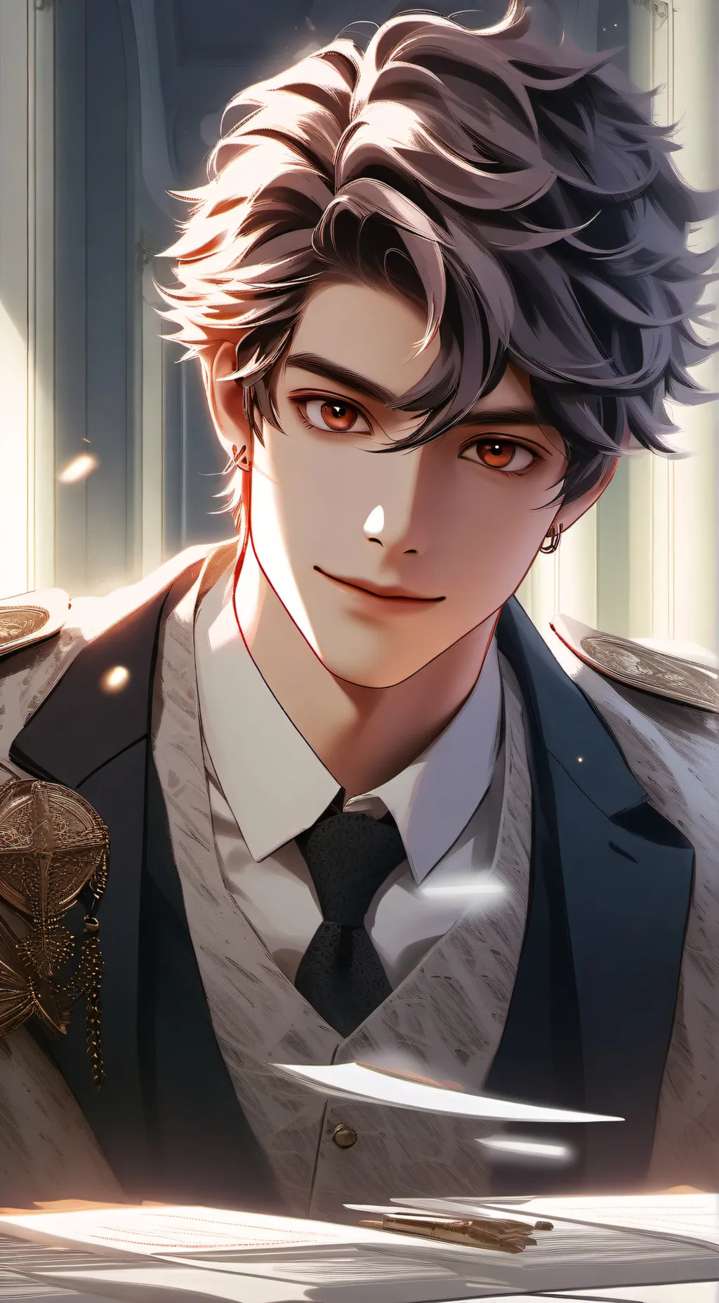 ai character: adrian calloway background