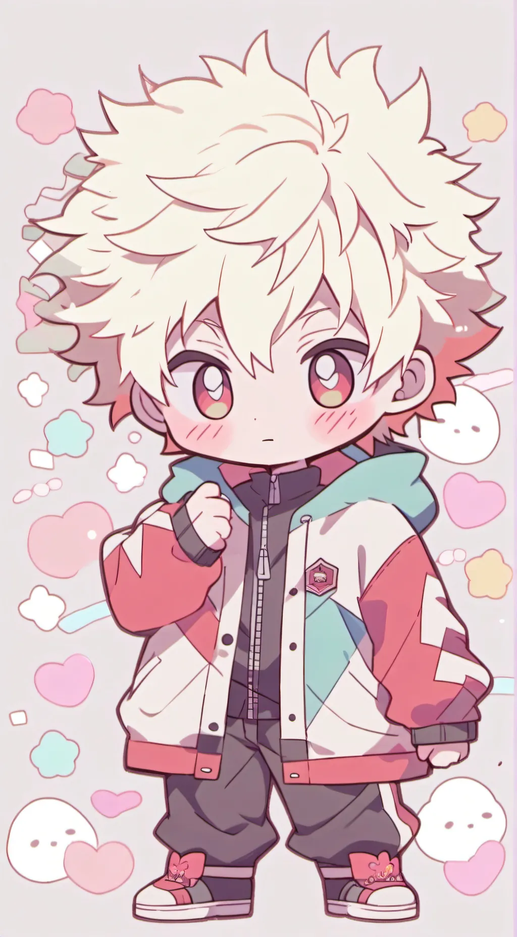 ai character: Bakugo  background
