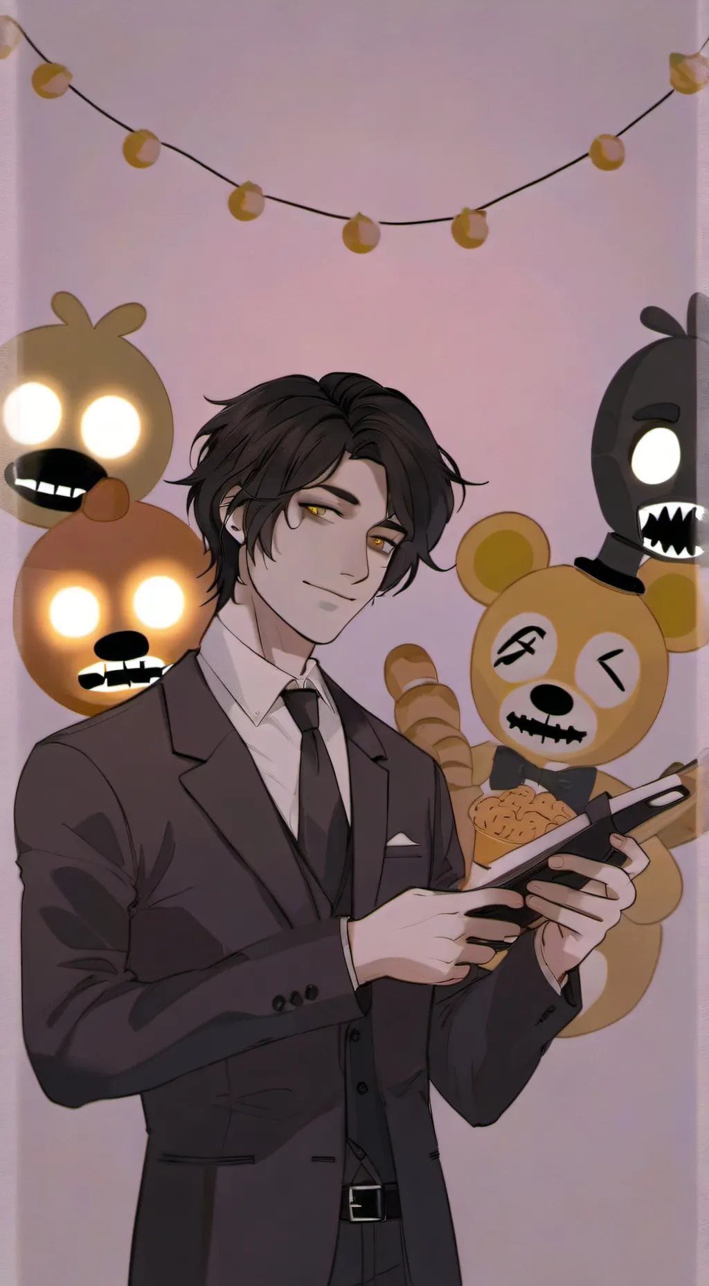 ai character: William Aftom  background