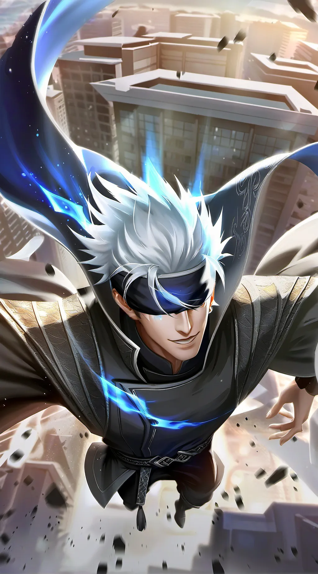 ai character: Gojo Satoru background
