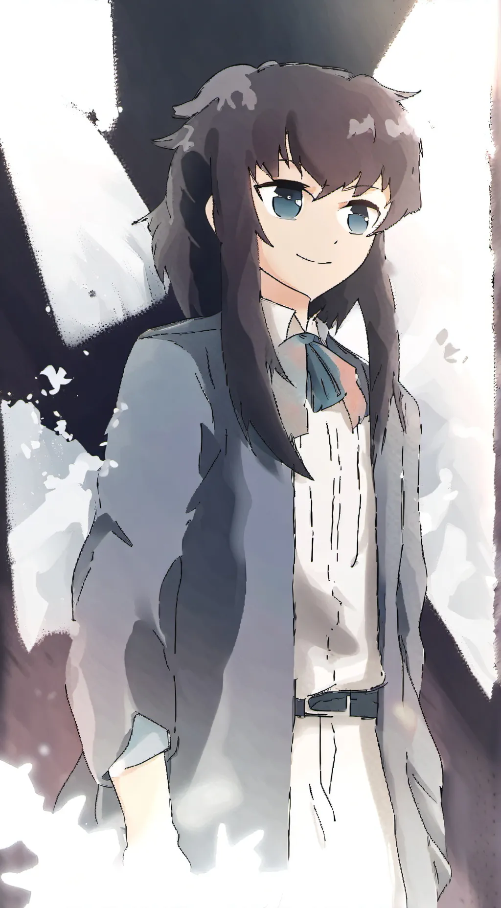 ai character: 🩵✨tokito✨🩵 background