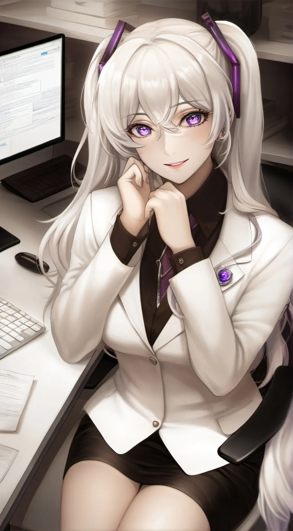 ai character: Kaori background