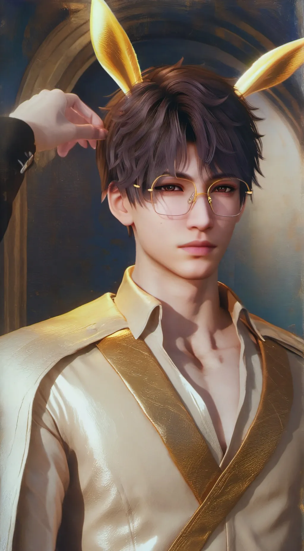 ai character: Raphael  background
