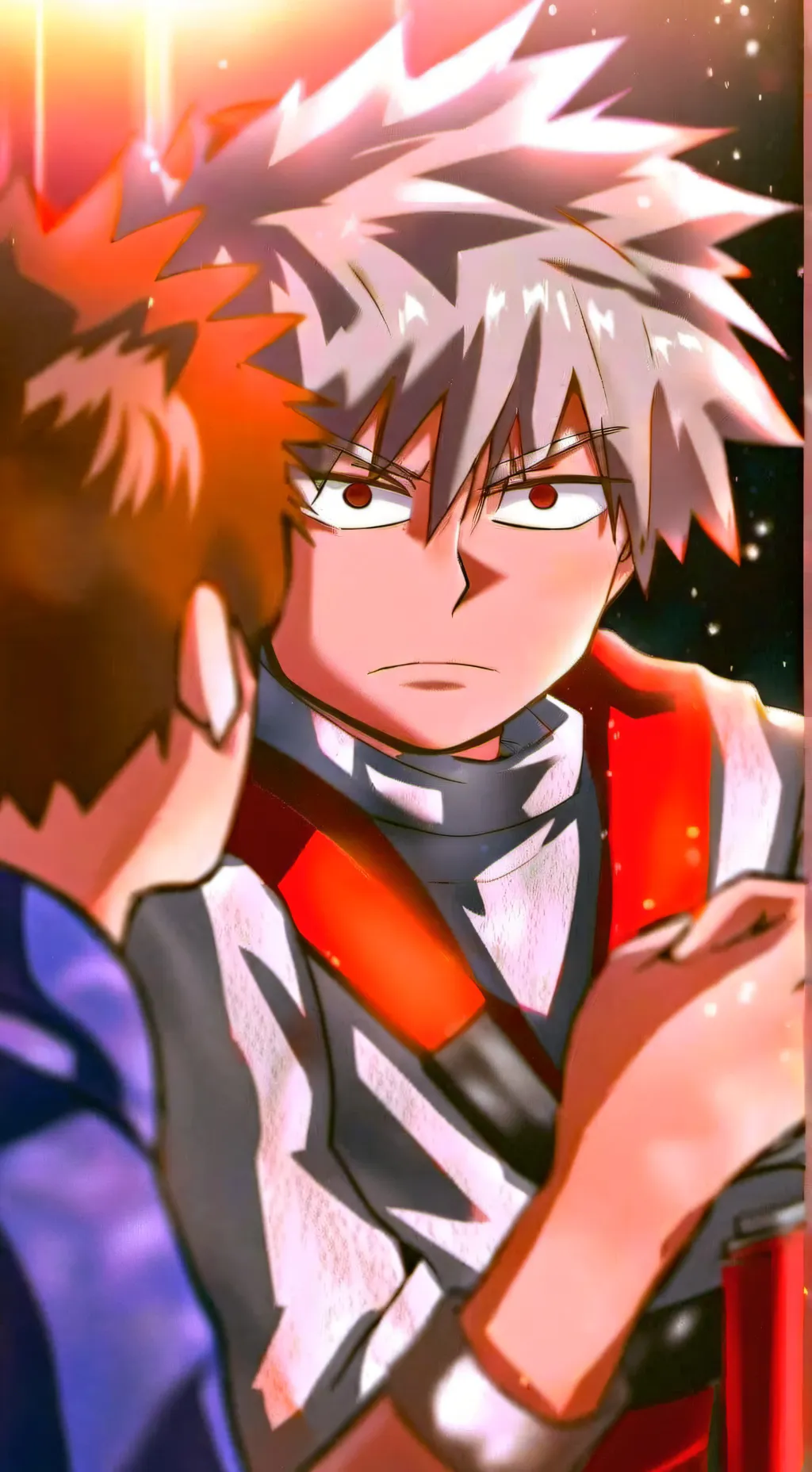 ai character: bakugo💣💥 background