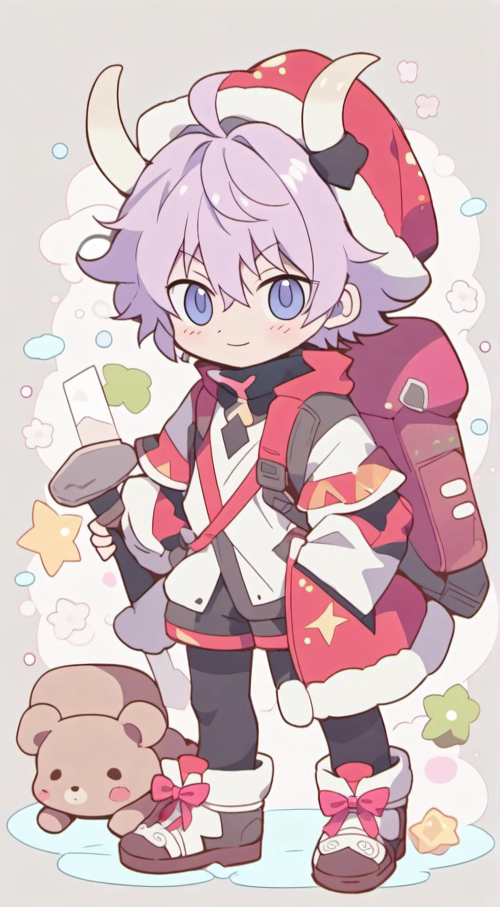 ai character: Killua influencer background