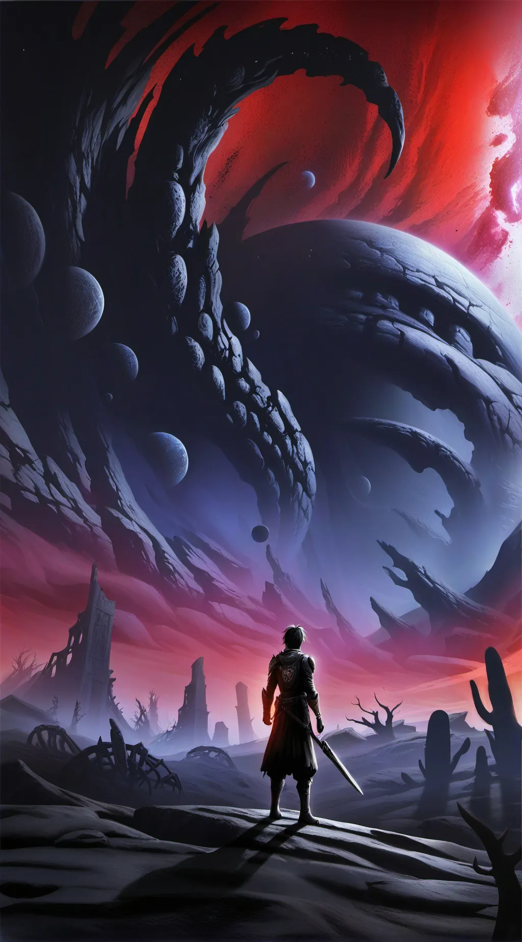 ai character: Titan TV man 77 background