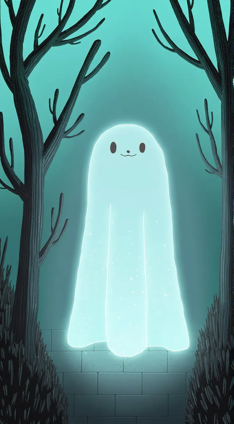 ai character: Love ghost background