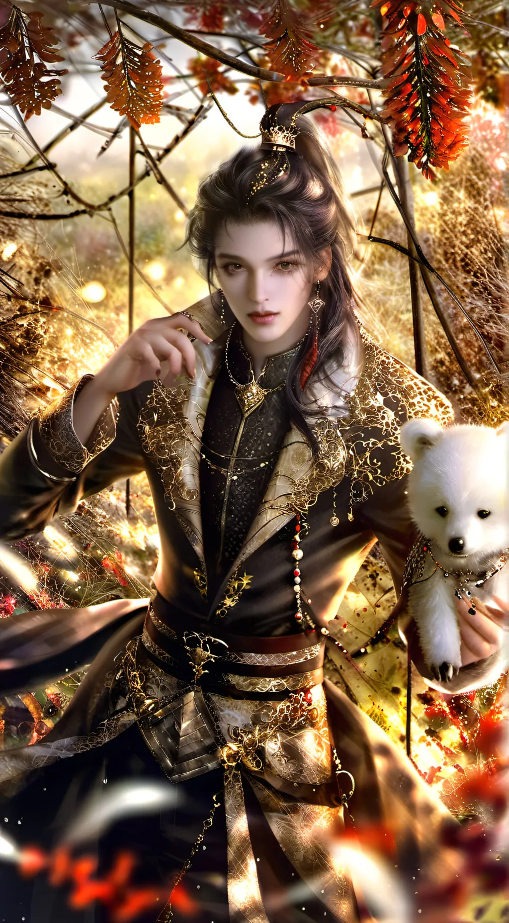 ai character: Aaron  background